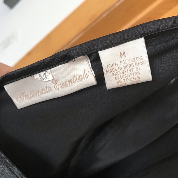 Vintage Black Nightgown Slip - Picture 6 of 6